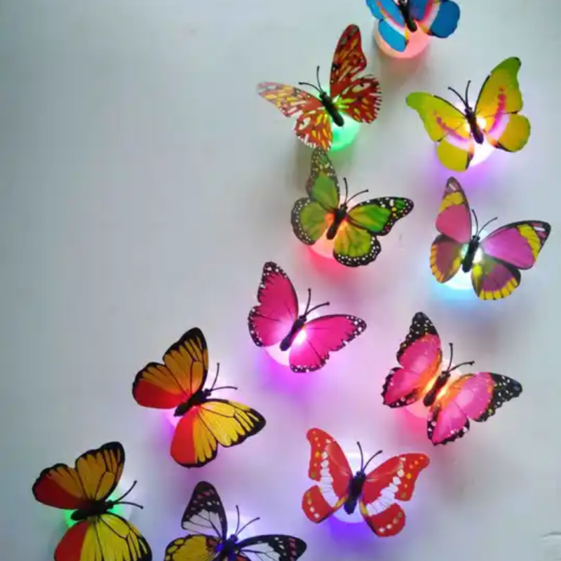 Papillons lumineux décoratifs