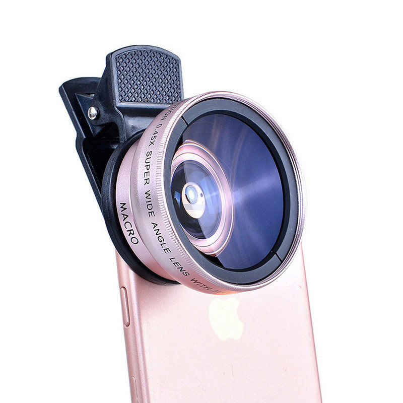 Zoom et grand objectif de caméra pour téléphone portable