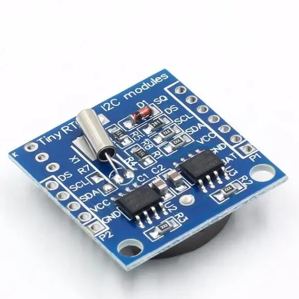 Module de mémoire minuscule RTC I2C 24C32 DS1307, horloge RTC sans batterie, Arduino