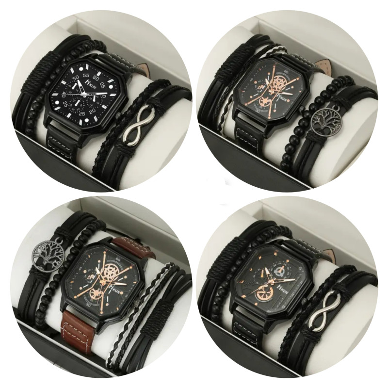 Montre quartz à 4 bracelet