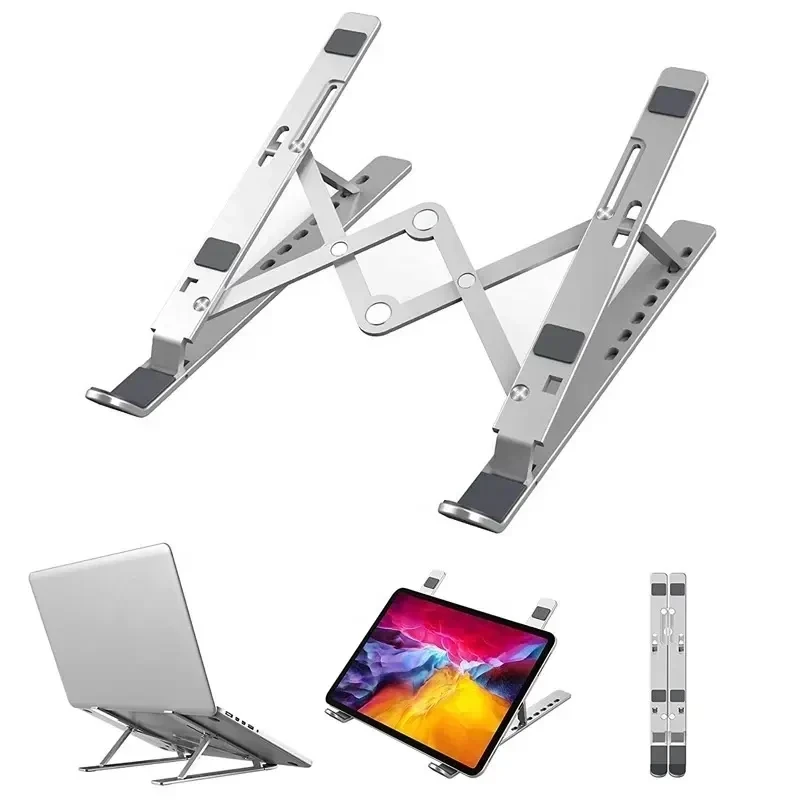 Support pour ordinateur portable en aluminium réglable