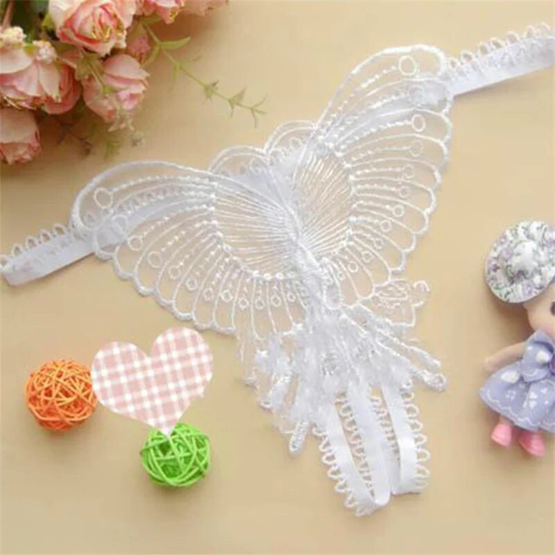 String en dentelle papillon pour femmes, Sexy, sans couture, entrejambe, culotte